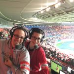 Audio2-Kommentatoren bei Österreich - Wales